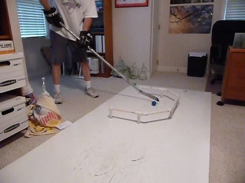 Homemade "Fast Hands" Stickhandling Training Aid