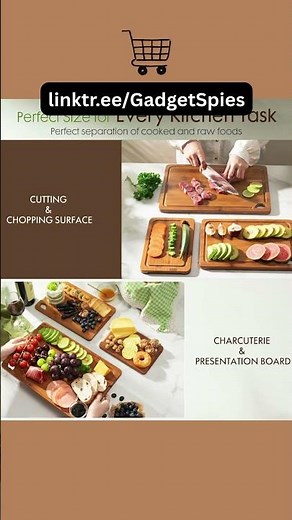 This Bamboo Cutting Board Set Will Change Your Kitchen Forever 🔪🌿 No More Mess!