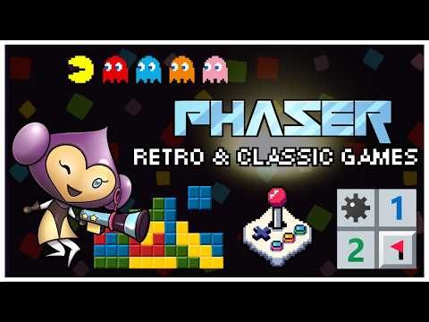 👾 9 Retro & Classic Games Made with Phaser | Compilation