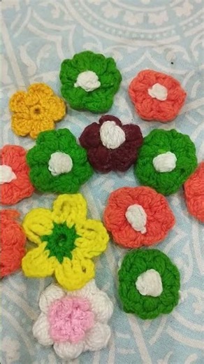 crochet flower tutorial design #shorts ‪@varshagupta1566‬