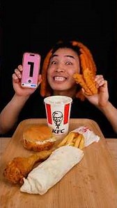 KFC random bite challenge ‪@Suzaki_cook‬