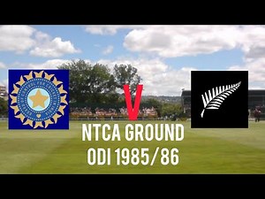 India V New Zealand ODI 1985/86 NTCA Ground Launceston