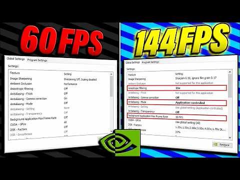 *NEW* Best NVIDIA Control Panel Settings for Gaming (2026 GUIDE)