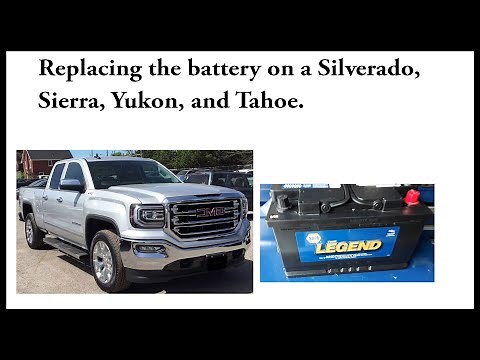 Quick & Easy Battery Replacement on a 2014 - 2020 GMC Sierra / Silverado / Tahoe / Yukon.