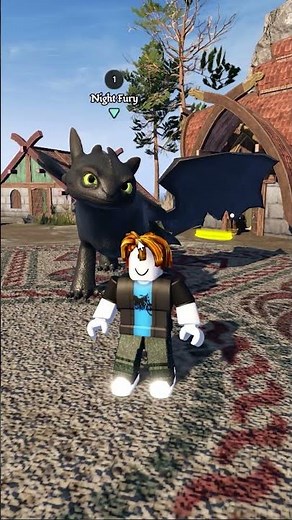 How to train your Dragon in Roblox - Night Fury 🔥