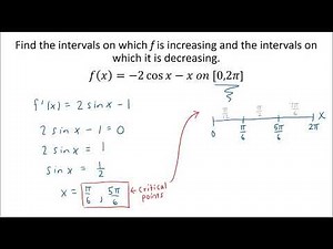 The First Derivative Test-Example 1