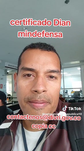 Obtención del certificado DIAN para pensionados Mindefensa en Divri
