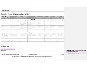 Registry of Key Risks and Opportunities [ISO 17025 templates]