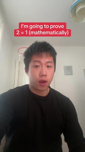 Proving 2 Equals 1 Using Math Techniques