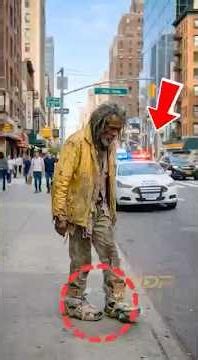 He Walked In Cardboard Shoes Then Received The Gift Of A Lifetime #shorts #respect #kindness