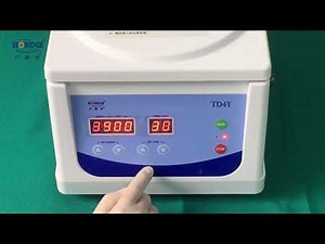 TD4Y Portable Centrifuge installation and disassembly