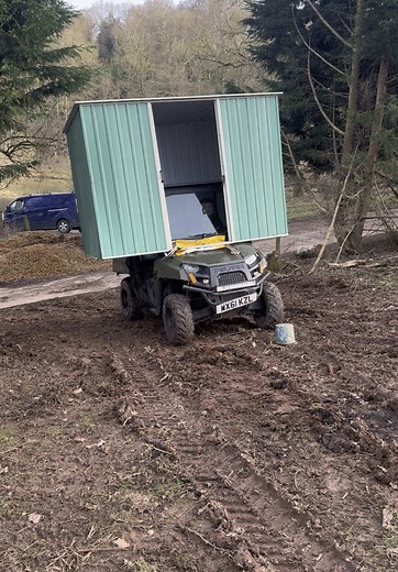 How to a move a shed the proper way #carp #carpfishing #shatterfordlakes