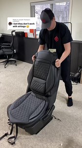 10M views · 17K reactions | Explore the seamless integration of style and safety with our seat covers. This video demonstrates how they perfectly align with your vehicle's airbag system, ensuring that safety is never compromised. Witness firsthand the meticulous design process that guarantees both protection and a fresh look for your car's interior | Seat Cover Solutions | Facebook