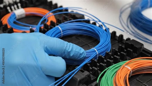 Fiber Optic Cable Installation - A Detailed Look at Network Infrastructure.