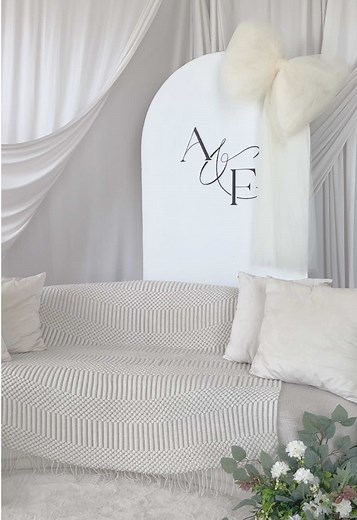 Simple yet still elegant 🤍🎀#eventkl #engagement #intimateengangement #privatespacekl #bertunangmurah #eventspacemurah