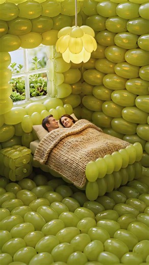 PP | Artificial Intelligence on Instagram: "Grape House 🍇 Prompts & Art: @predmet_ai Made by NNbanana • AE • Kling AI #grape #home #organic #nature #fantasy #eco #trend #viral #4k #ai #aiart #epic #120fps #aesthetic"