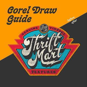 Thrift Mart Textures - Corel Draw Guide