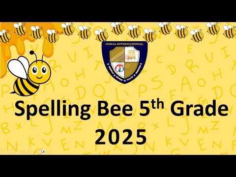 Spelling Bee 5th Grade 2025