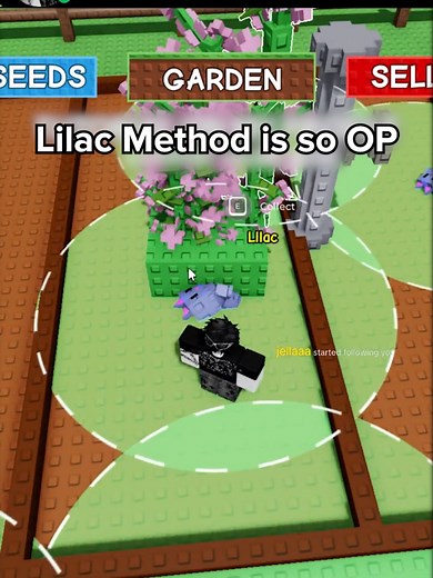 Growing the Biggest Lilac in Roblox Garden