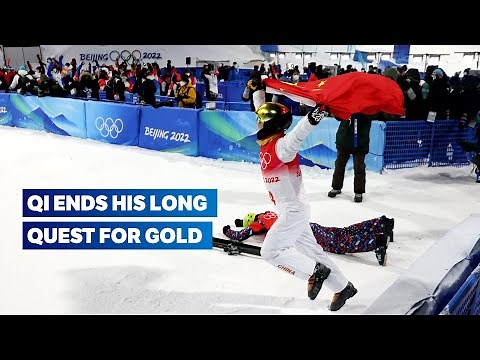 🇨🇳 Qi Guangpu finally fulfils his dream! | Freestyle Skiing Beijing 2022 | Men's Aerials highlights