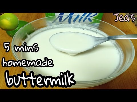 easy homemade buttermilk