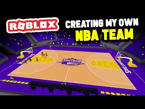 Creating My Own NBA BASKETBALL TEAM in Roblox Dunking Simulator