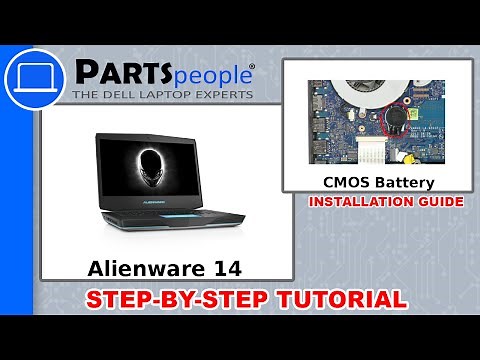 Dell Alienware 14 R1 (P39G001) CMOS Battery How-To Video Tutorial