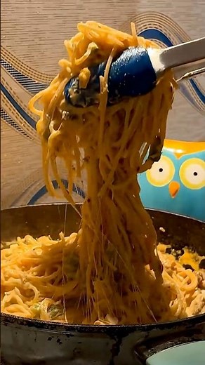 Creamy Chicken Spaghetti at Home | Easy and Quick Dinner Recipe 🍝🫶