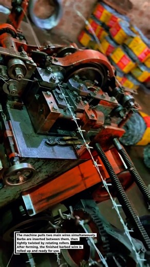 Automatic Barbed Wire Making Machine