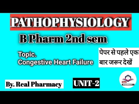 Congestive Heart Failure (CHF) Pathophysiology unit 2 b Pharma 2nd semester