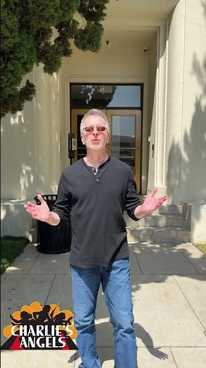 Charlies Angels 50th anniversary - Tom McLaren on the Fox Lot for opening credit sequence!
