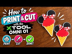 How to print and cut with the XTool Omni O1 Printer