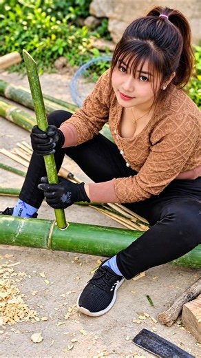 How Bamboo Is Crafted by Hand 🎋 | Satisfying Traditional Craftsmanship
