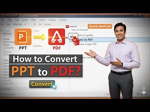How to convert PPT to PDF online?