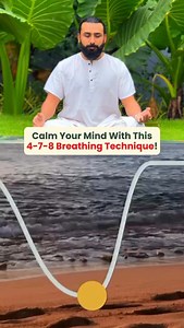 4-7-8 breathing is a technique that can help reduce stress, anxiety, and insomnia Inhale softly through your nose for a count of 4. Hold your breath for a count of 7. Exhale through your mouth for a count of 8. You can repeat this cycle as needed throughout the day. It’s especially useful before bed for better sleep . . #yoga #breathing #innerpeace #pranayama #breathingexercises #breathe #breathwork | Yoga with Yaduveer