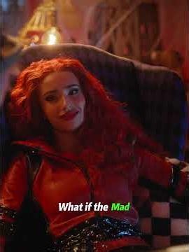Why can the Mad Hatter use Red Queen’s playing‑card magic? He created the evil Bridget#disney