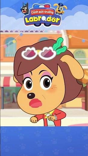 Mẹ cảnh sát trưởng nhận ra Labrador giả #shorts #youtubeshorts #canhsattruonglabrador #hoathinh