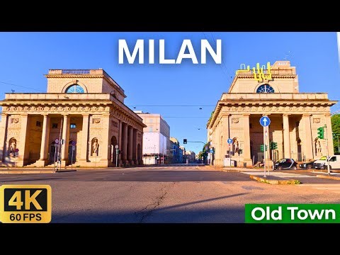 Driving in MILAN (Milano) Italy 🇮🇹 | Old Town Scenic City Tour in 4K 🚗