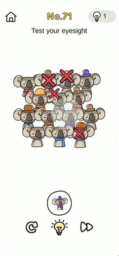 brain out crazy find level 71 solution.#gaming#short.