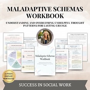 Maladaptive Schemas Workbook & Schema Therapy Worksheets, schema imagery