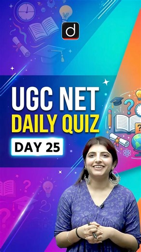 Question Daily for NET | Day 25 #DrishtiTeachingExams #Shorts