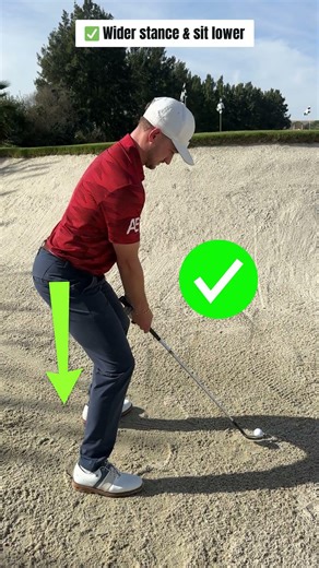Why You’re ALWAYS Stuck in Bunkers (Fix This Now) #golf #golftip
