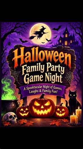 Adult Halloween Game Night — 15 party games, 40 printable pages and hours of spooky fun for $17.