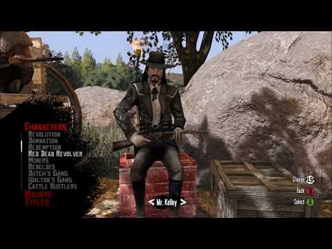 Red Dead Redemption All 143 Multiplayer Characters (DLC+ Legendary)