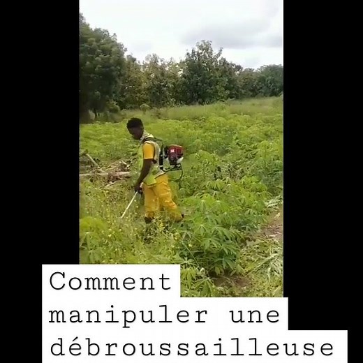 comment utiliser une débroussailleuse