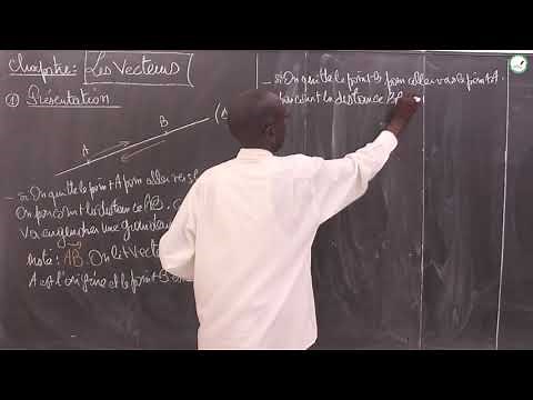Course - Third - Mathematics: Vectors / M. Diop