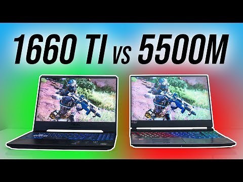 GTX 1660 Ti vs RX 5500M - Gaming Laptop Comparison