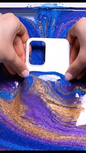 ASMR Hydro-Dip Reveal! 💧 Customizing New Phone Case