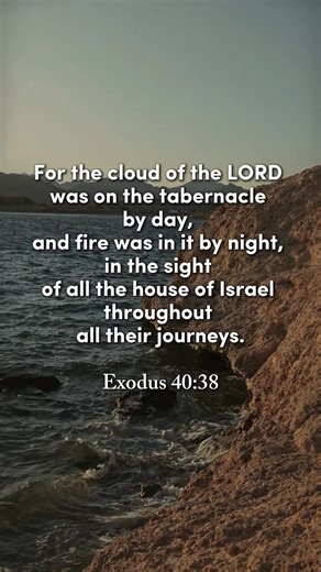 📖 For the cloud of the LORD was on the tabernacle by day, and fire was in it by night, in the sight of all the house of Israel throughout all their journeys. Exodus 40:38 Sharing with you the Bread of Life 🥖📖 Jesus Christ is my Lord and Savior ✝️ All glory, praise, and thanks be to the LORD our GOD through Jesus Christ His Son! AMEN 🙏🏼 🙌🏼 #OurHeavenlyFather #JesusChrist #AllGloryToGod #SavedbyGrace #SurrenderEverythingToGod #BibleVerseOfTheDay #DailyScripture #GodsWord #FaithInGod #JesusS