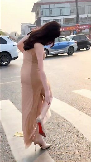 Elegant Dress Fit | Clean Lines & Soft Movement. #shorts #ootd